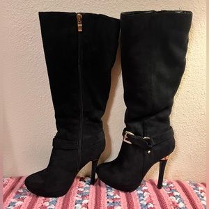 Women’s knee high heel boots